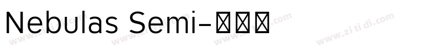Nebulas Semi字体转换